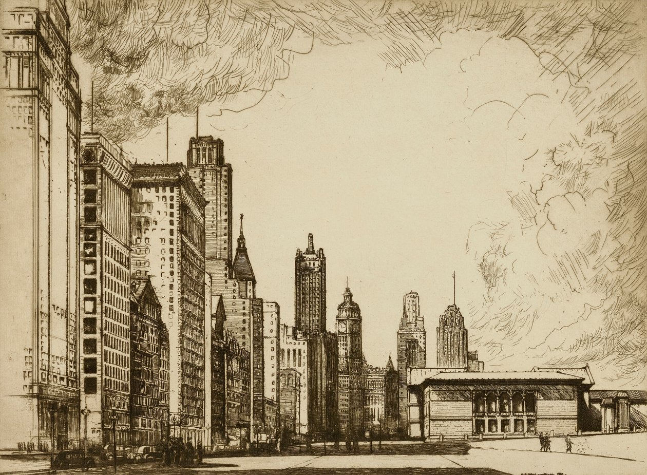 Chicago, Michigan Avenue n. 2 da Donald Shaw MacLaughlan