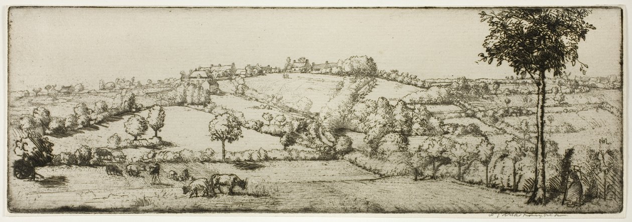 Paesaggio, Bretagna da Donald Shaw MacLaughlan