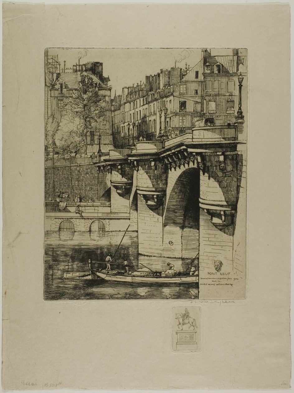 Le Pont Neuf, Parigi da Donald Shaw MacLaughlan