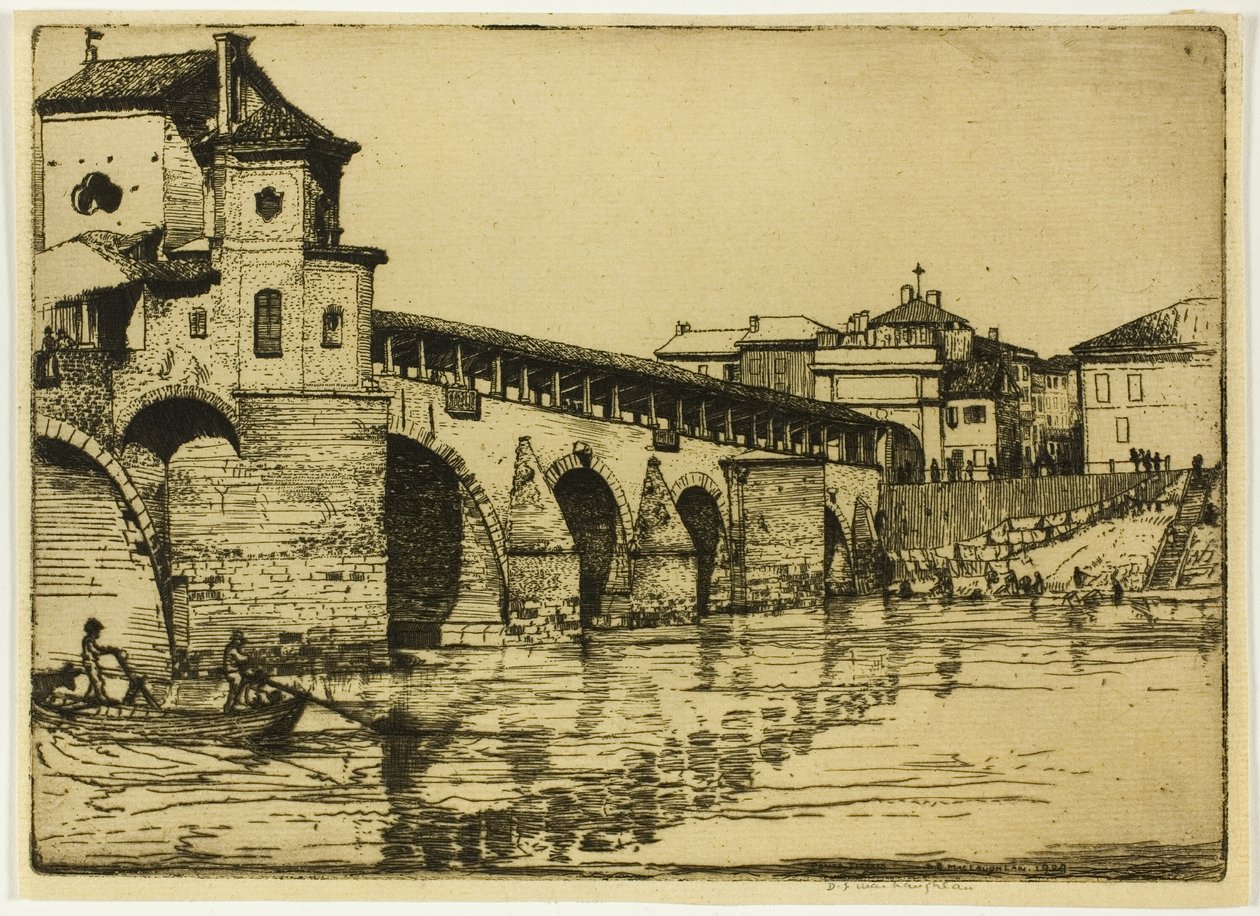 Ponte Ticino, Pavia da Donald Shaw MacLaughlan