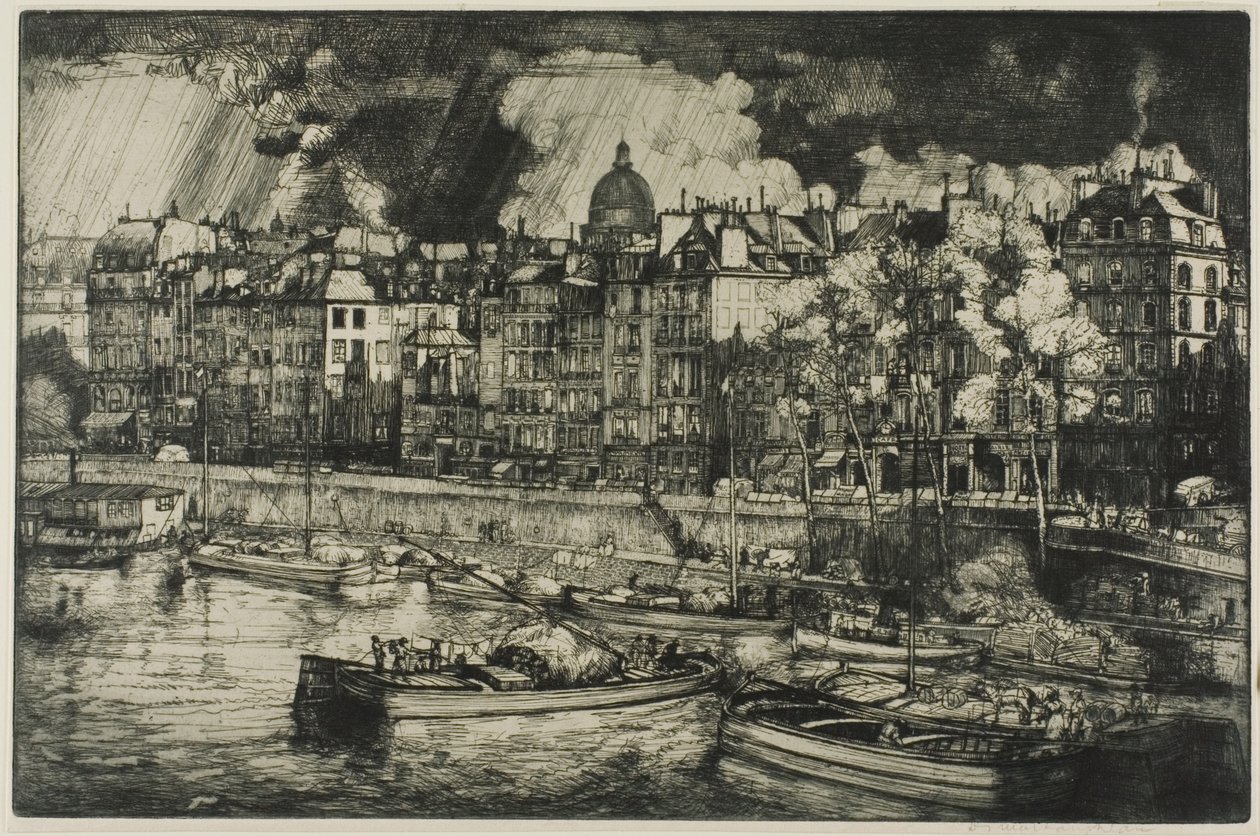 Quai des Grands Augustins, Parigi da Donald Shaw MacLaughlan