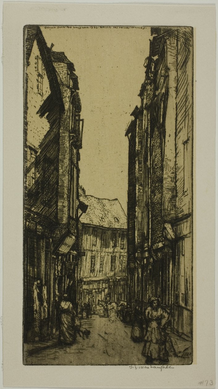 Rue des Halles, Vannes, Bretagna da Donald Shaw MacLaughlan