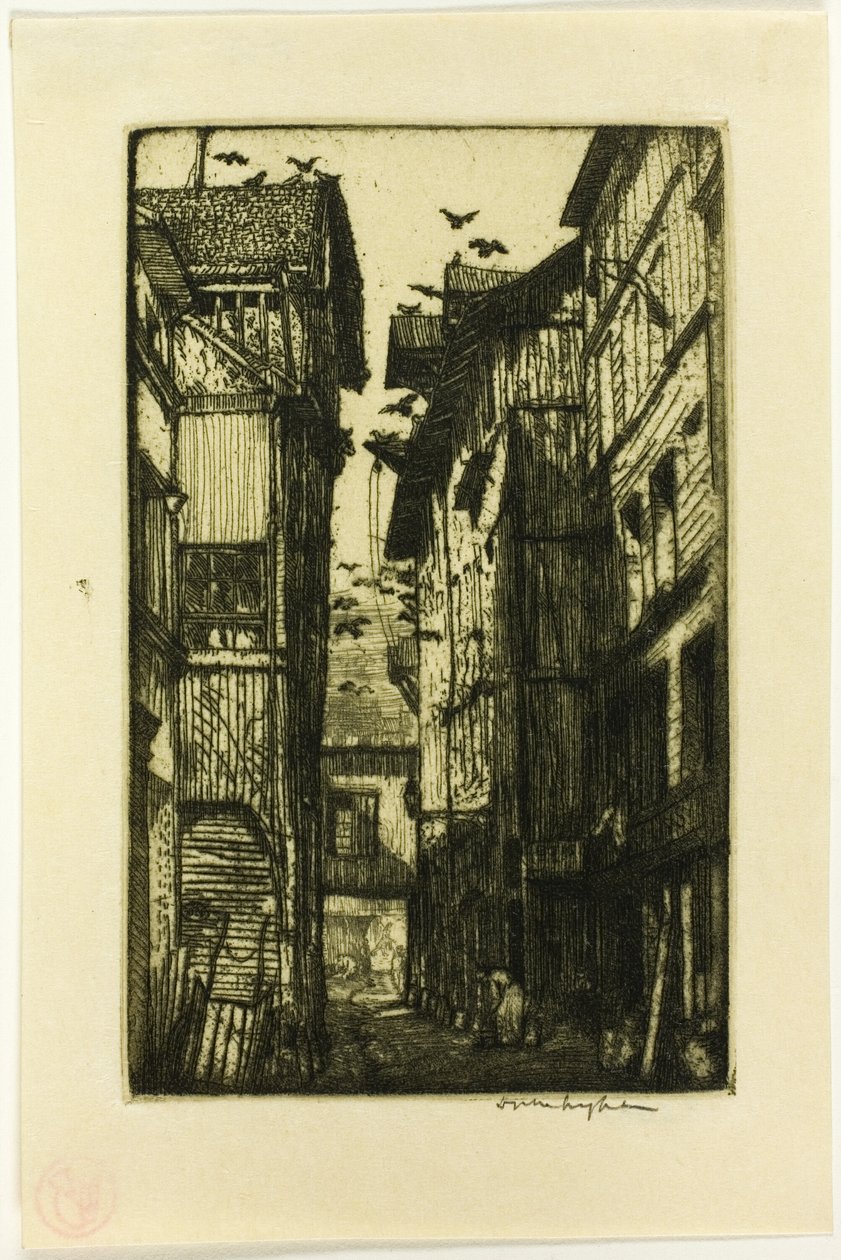 Ruelle des Pigeons, Rouen da Donald Shaw MacLaughlan