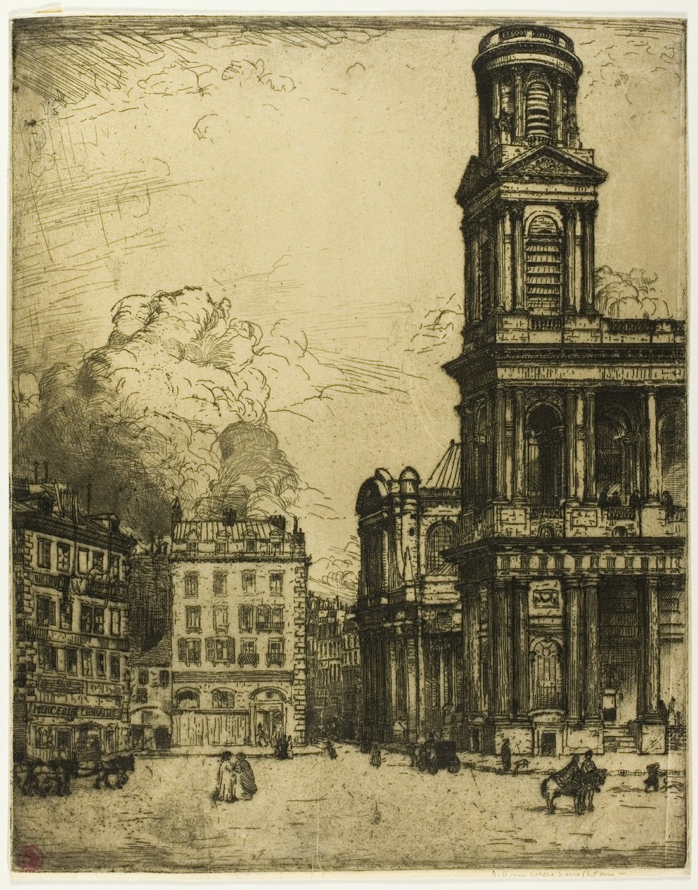 Saint Sulpice, Parigi: La Grande Torre da Donald Shaw MacLaughlan