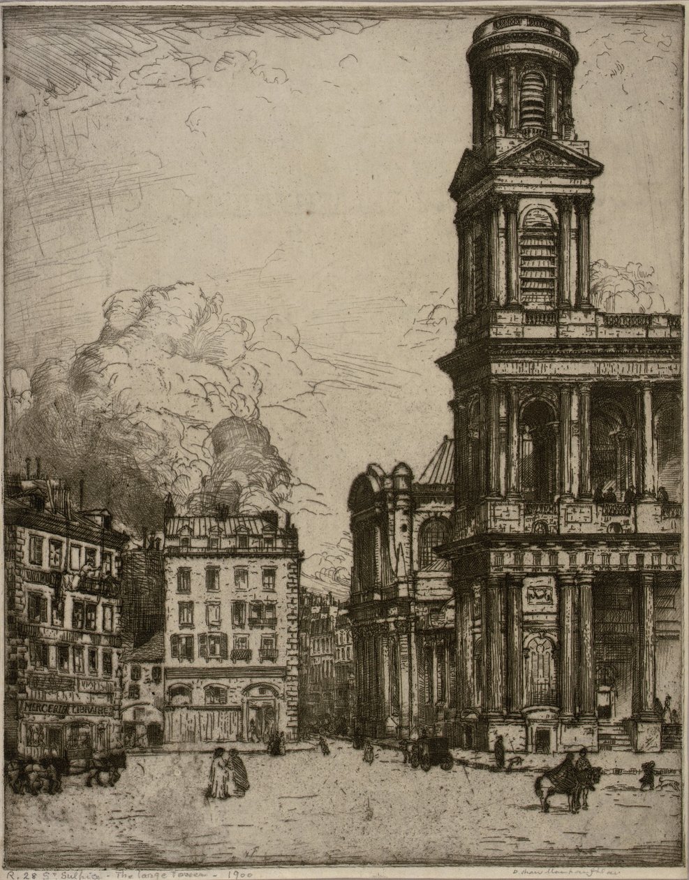 St. Sulpice Parigi, La Grande Tour da Donald Shaw MacLaughlan
