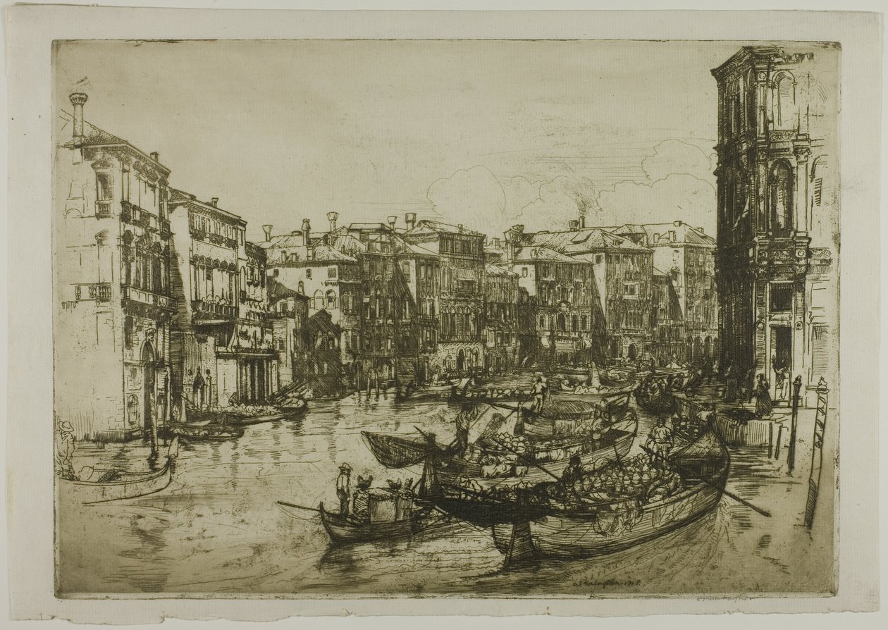 Il Mercato, Venezia da Donald Shaw MacLaughlan