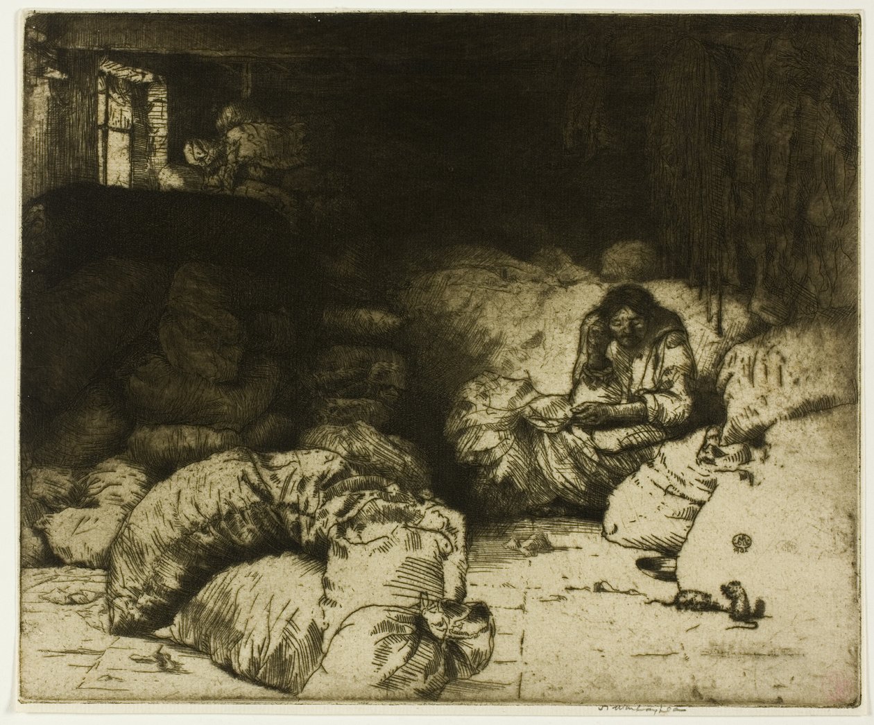 Il venditore di stracci addormentato da Donald Shaw MacLaughlan