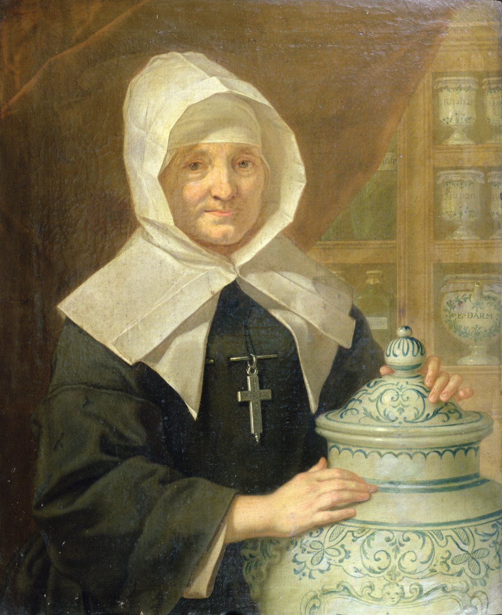Suor Claudine Pila (m.1802) da Donat Nonotte