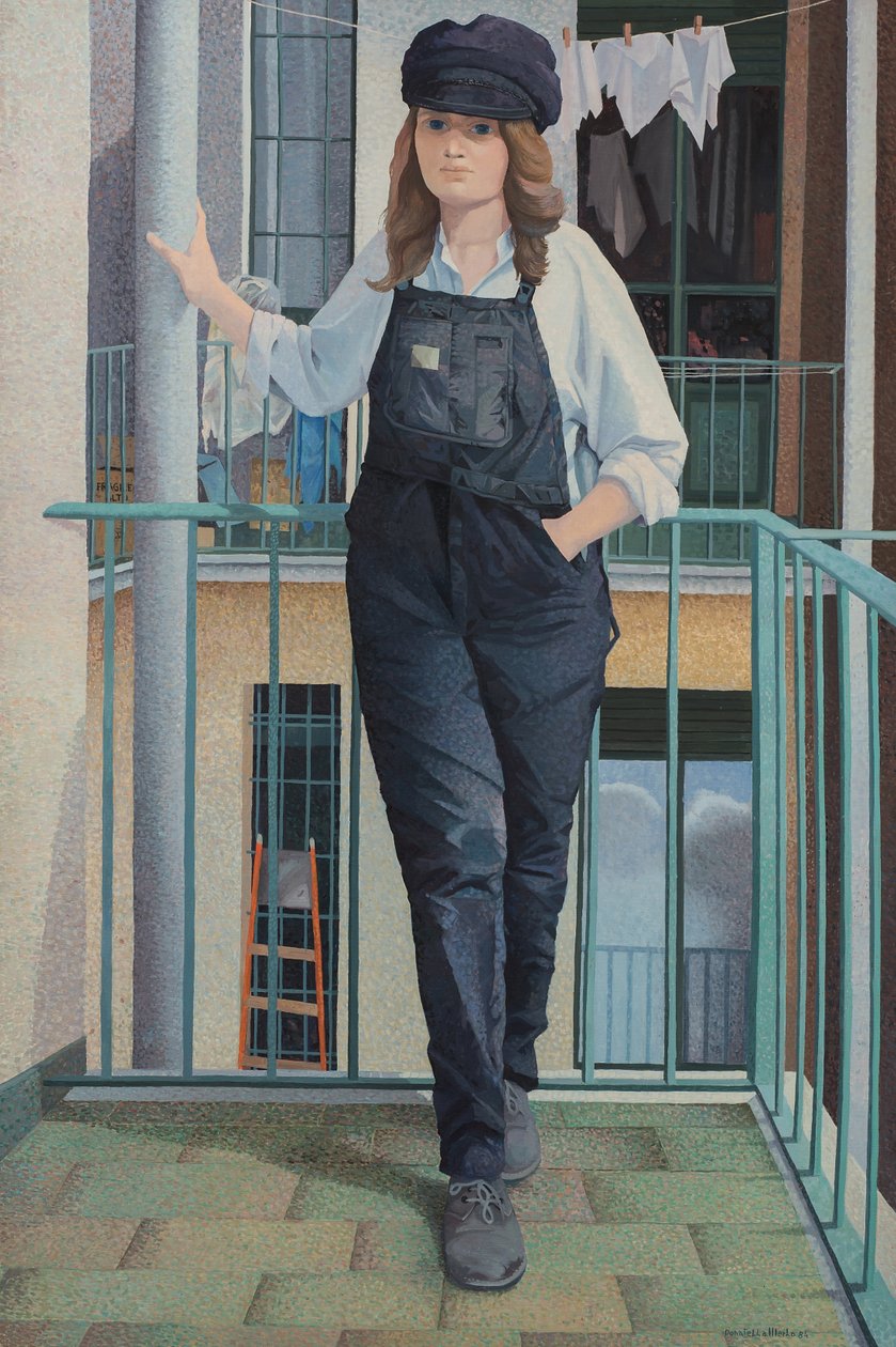 Monica sul balcone da Donatella Merlo