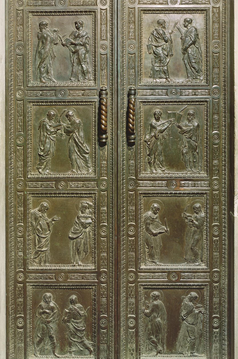 Porte raffiguranti martiri, 1440-43 (bronzo) (dettaglio) da Donatello