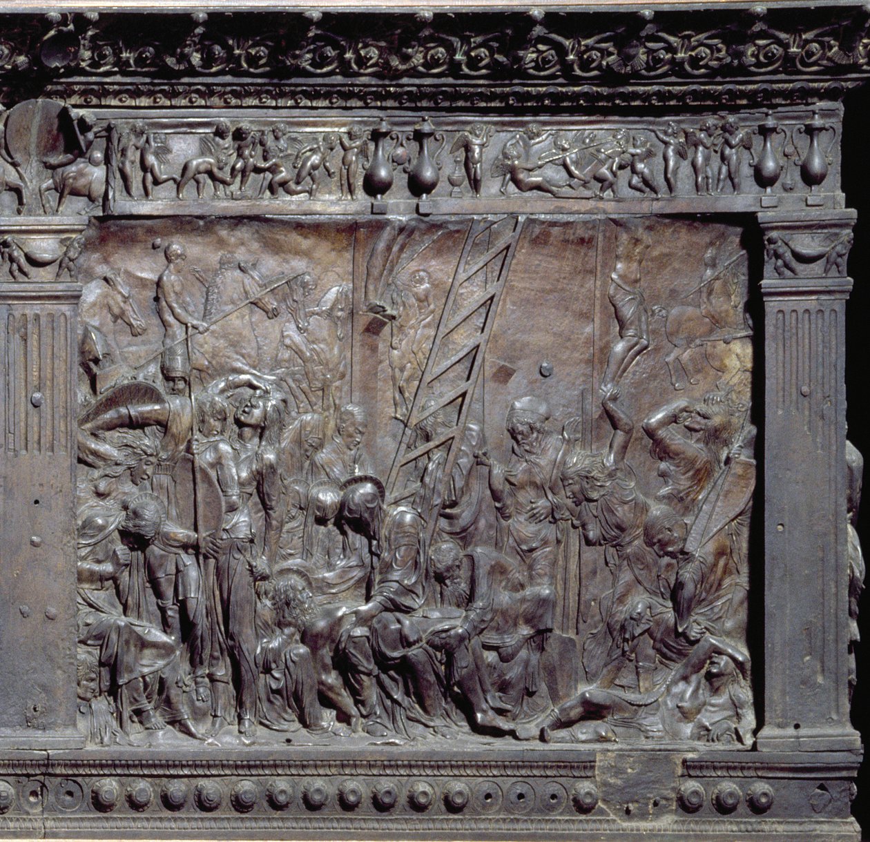 Pulpito dal lato sud della navata, 1460 (dettaglio) da Donatello