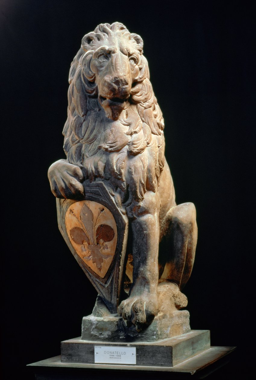 Leone araldico, 1420 da Donatello