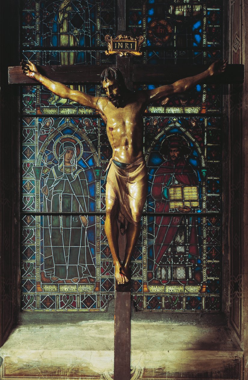 Italia, Firenze, Chiesa di Santa Croce, Crocifisso da Donatello