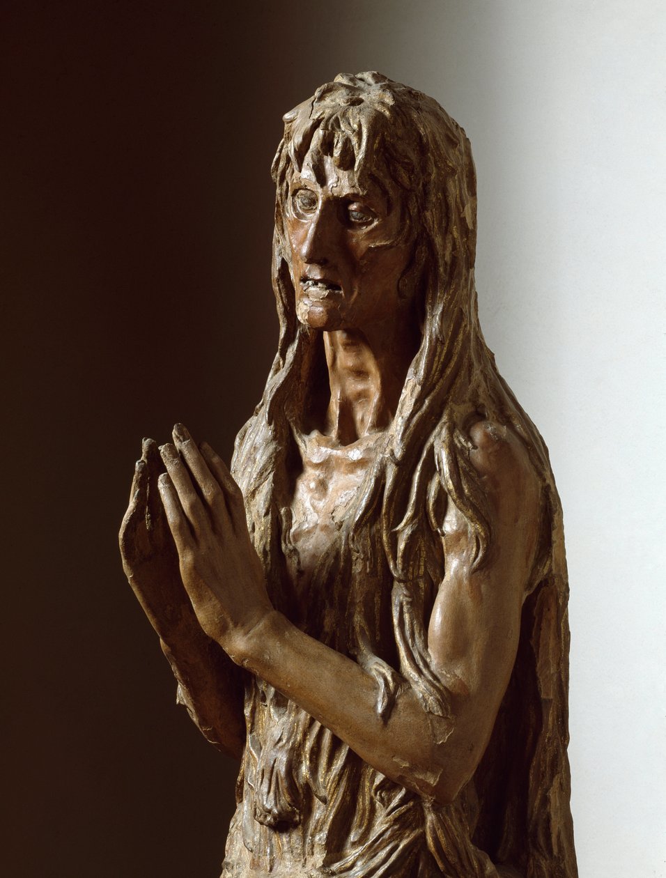 Maria Maddalena. Scultura in legno policromo da Donatello