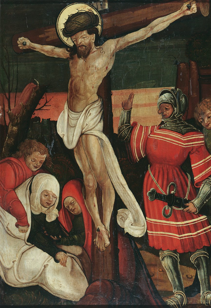Crocifissione di Cristo da Donauländischer Maler
