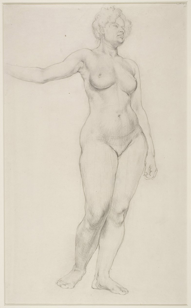 Nudo femminile in piedi, 1914 da Dora Carrington