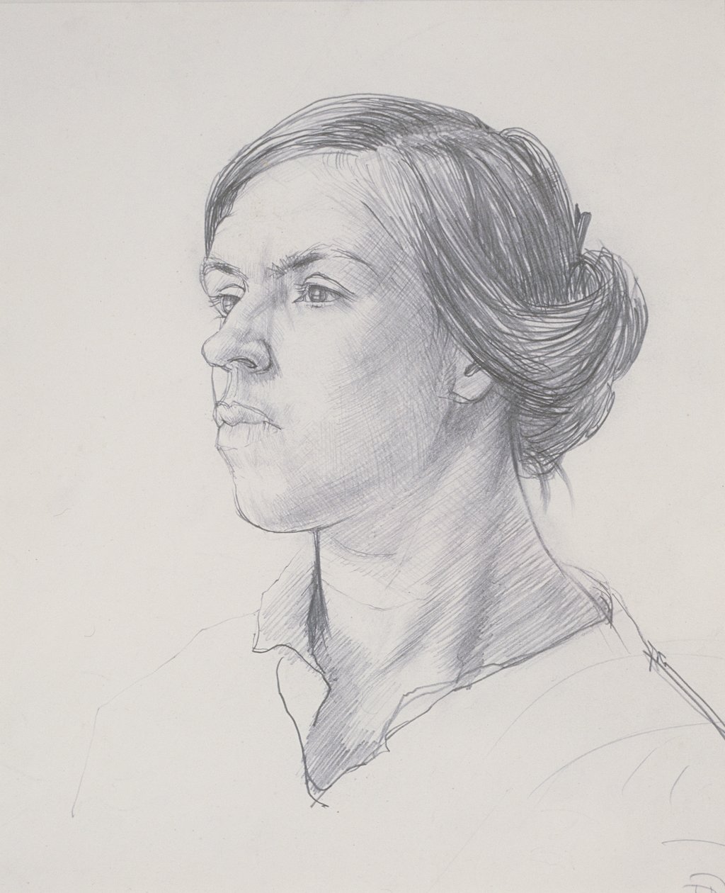 Testa di una giovane donna da Dora Carrington