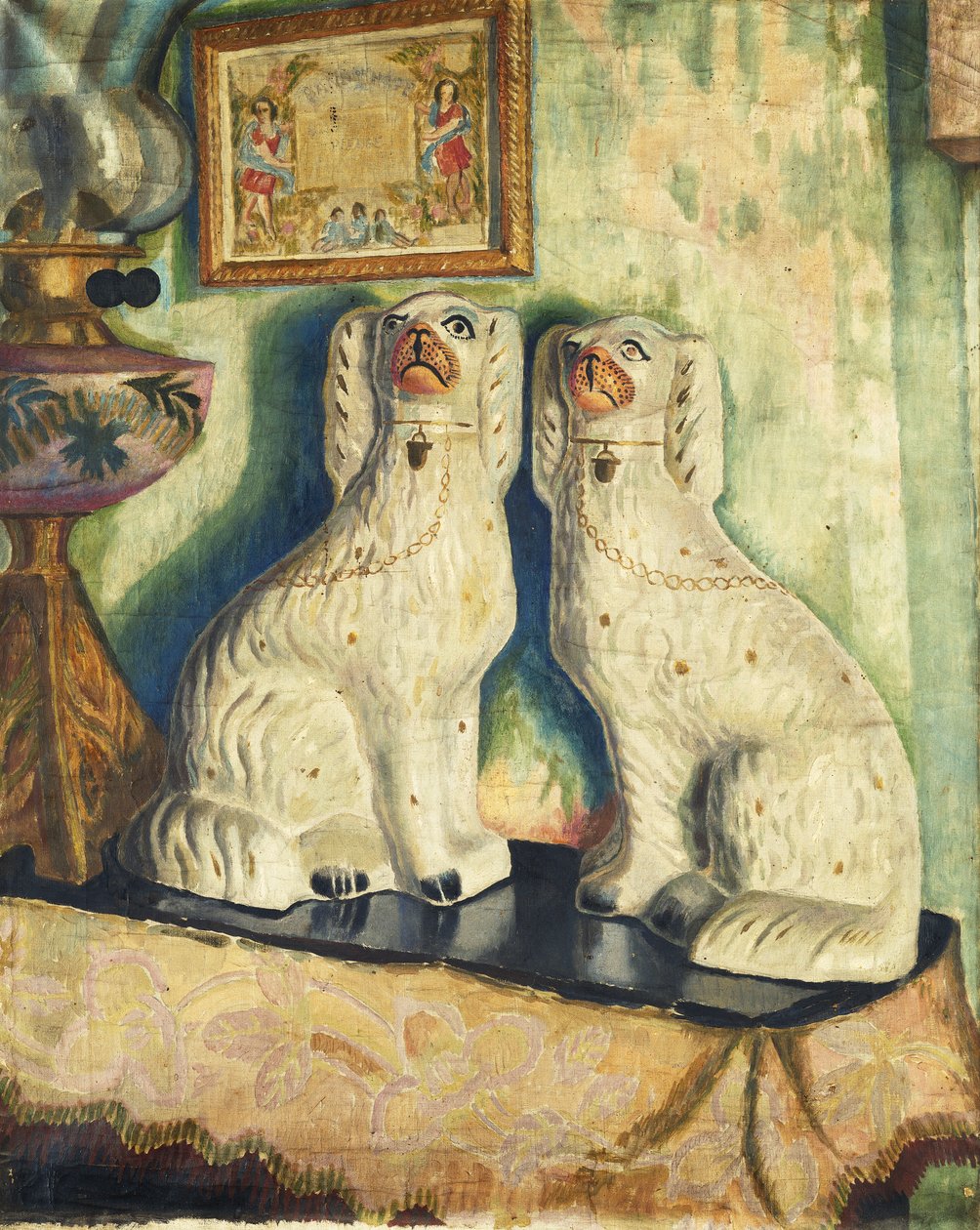 Cani di Staffordshire, c. 1928 da Dora Carrington