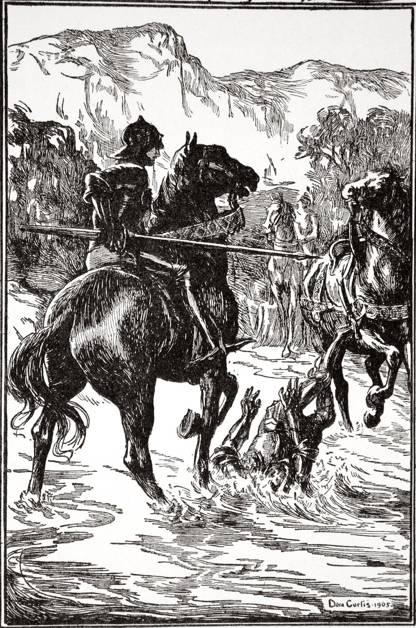 Gli diede un tale colpo, 1905 da Dora Curtis