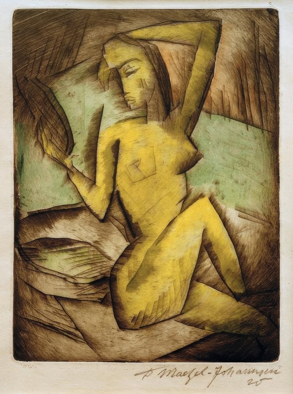 Nudo con specchio da Dorothea Mätzel Johannsen