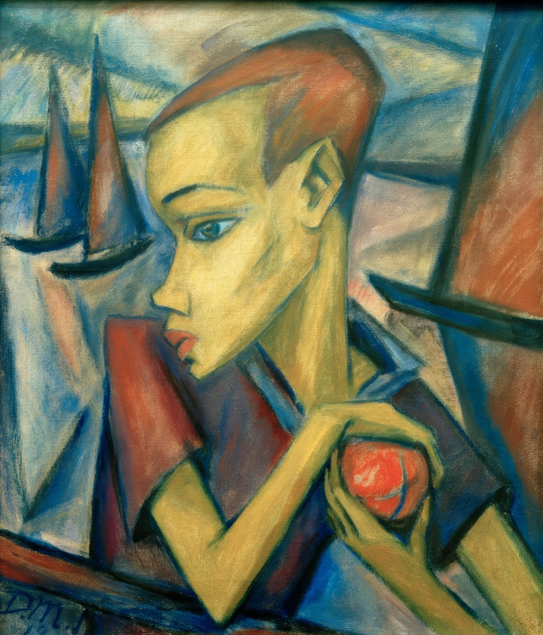 Ragazzo con palla rossa da Dorothea Mätzel Johannsen