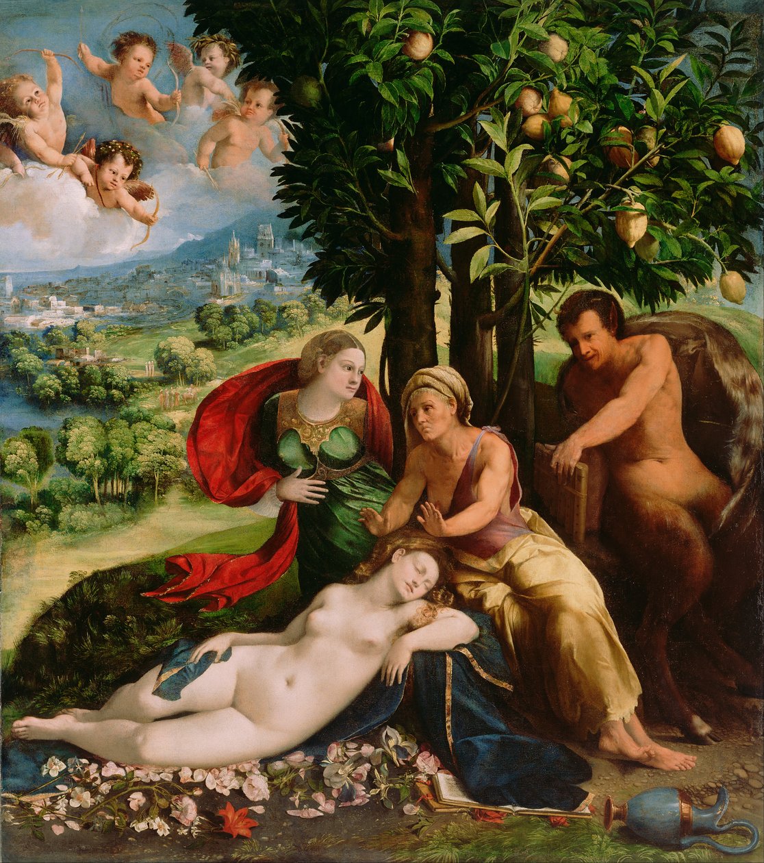 Scena mitologica da Dosso Dossi