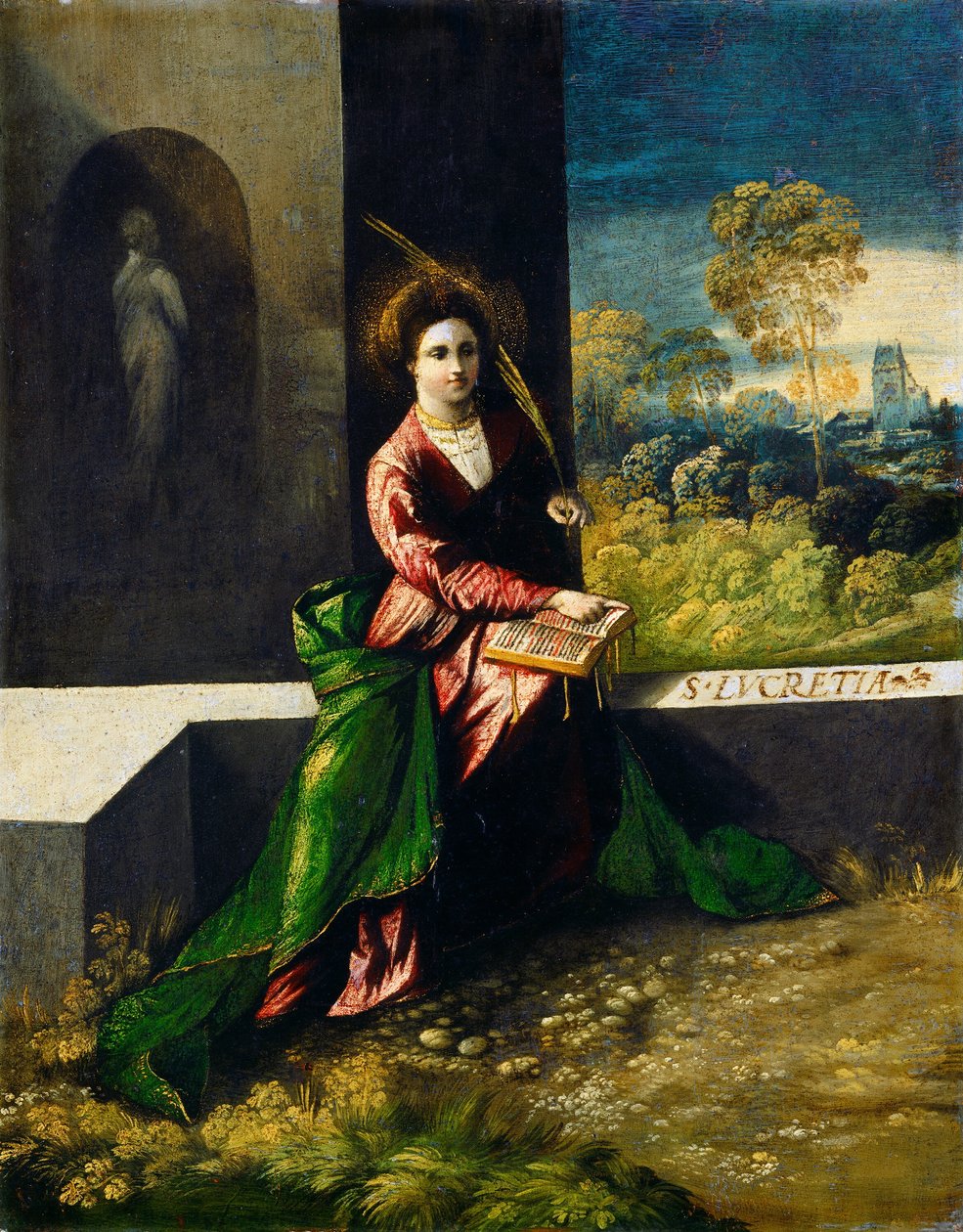 Santa Lucrezia, c. 1520 da Dosso Dossi