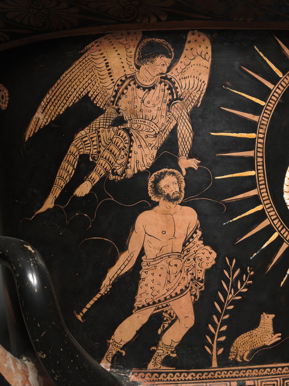 (dettaglio) di una lekythos a figure rosse da Douris