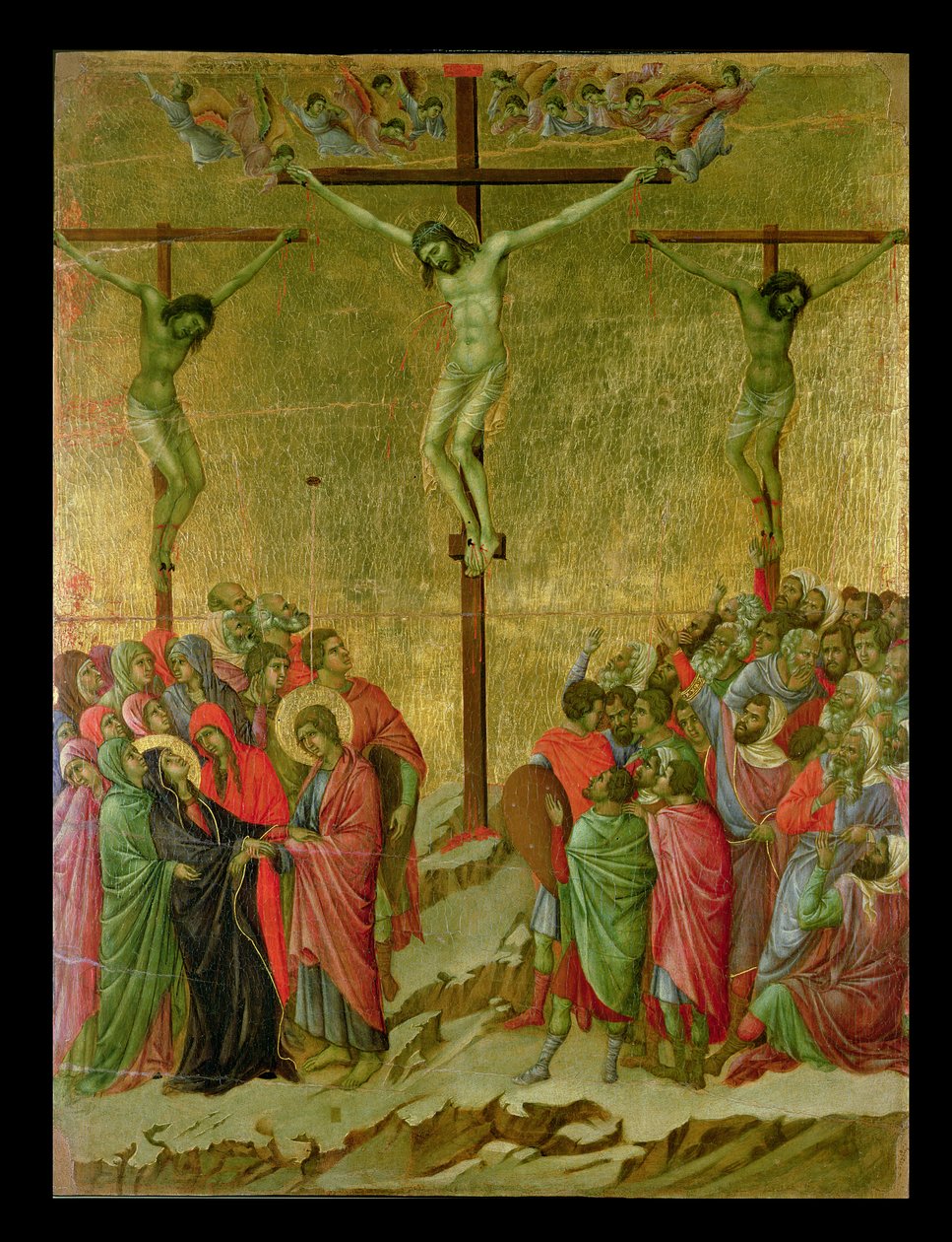 Crocifissione, 1308-11 da Duccio di Buoninsegna