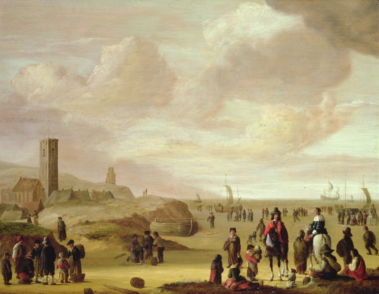 Scena costiera olandese da Dutch School
