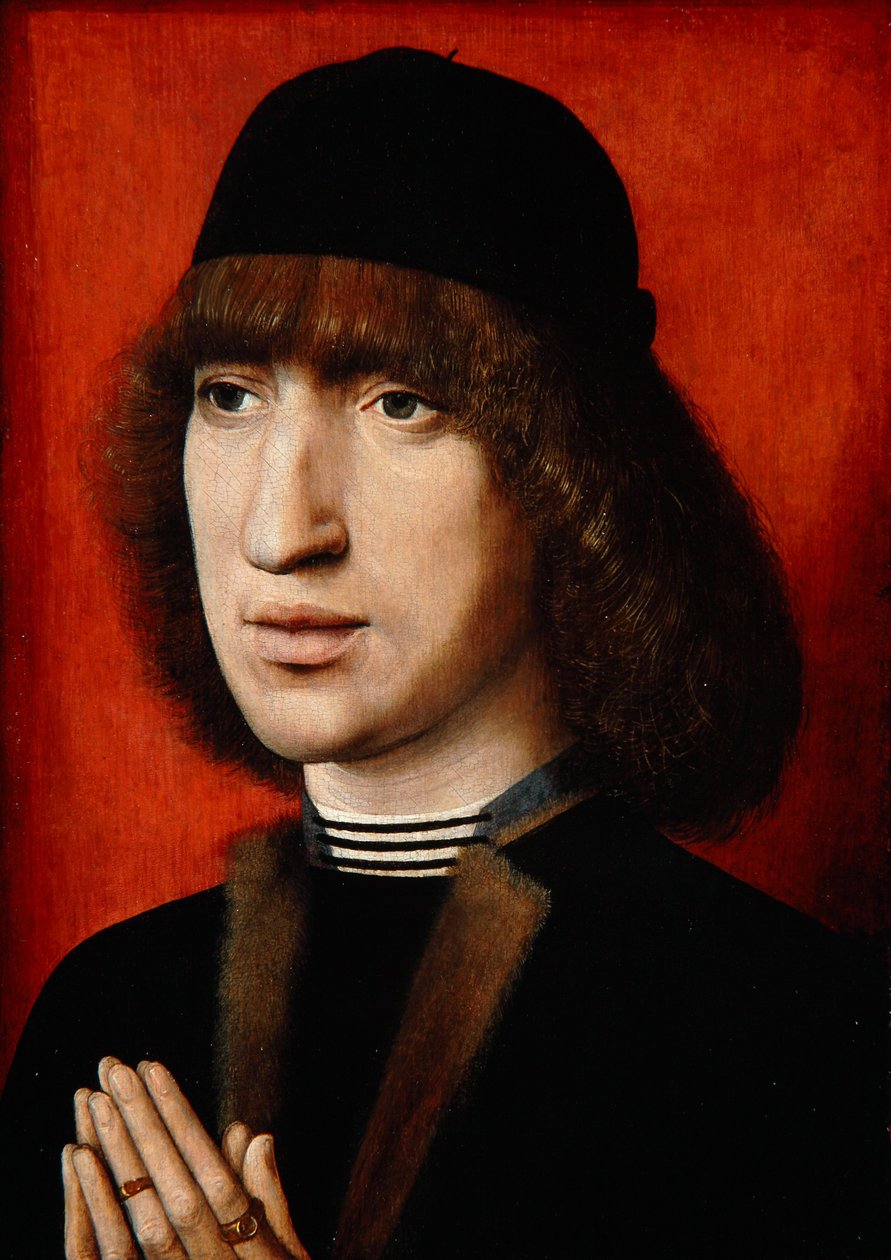 Ritratto di un uomo, c.1480-90 da Dutch School