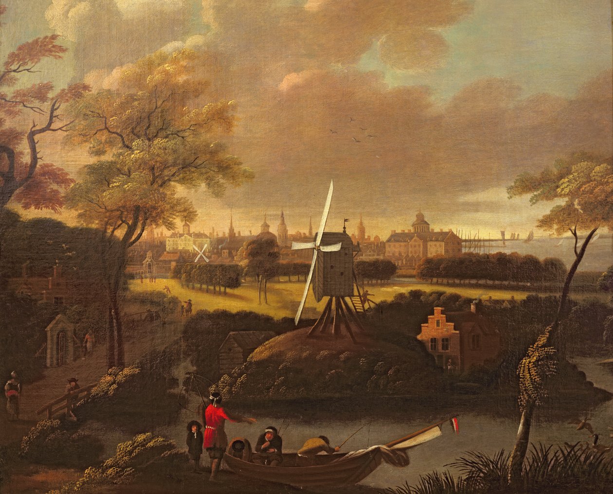 Veduta di New York da Dutch School