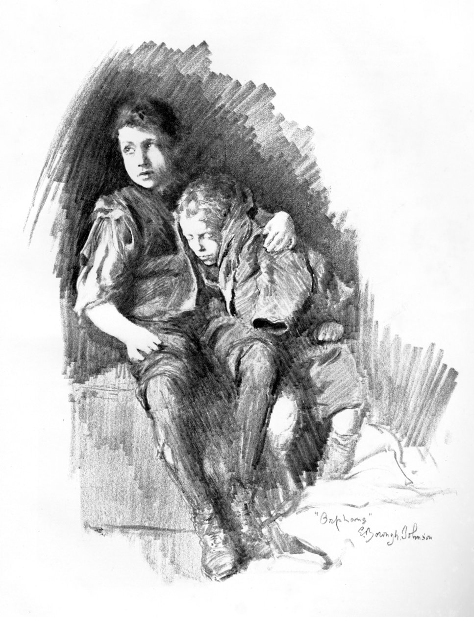 Orfani, 1898 da E. Borough Johnson