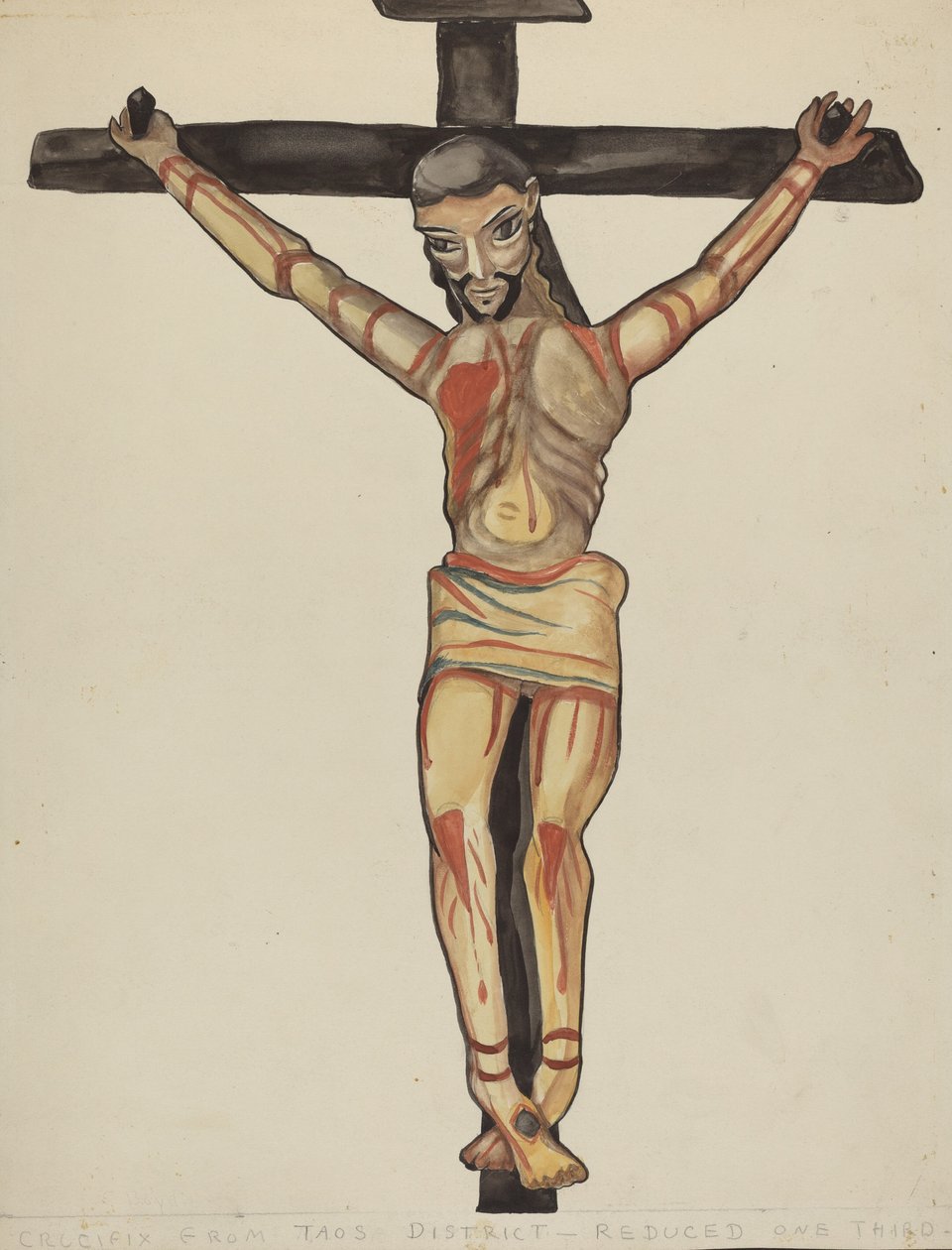 Crocifisso, dalla vicinanza di Taos da E. Boyd