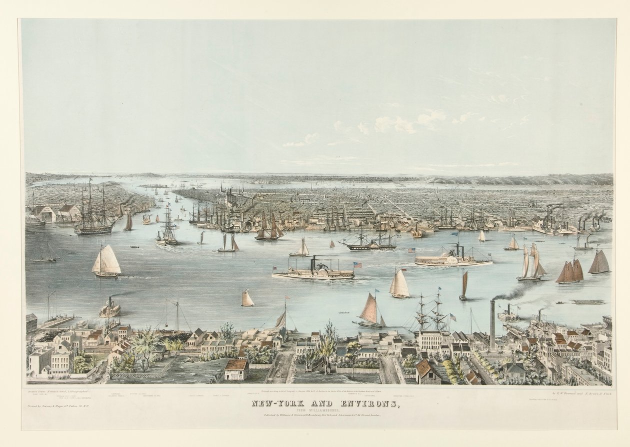 New York e dintorni, da Williamsburgh da E. Brown