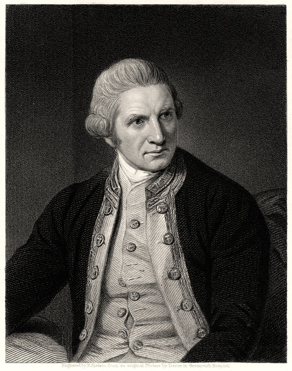 Capitano Cook, XIX secolo da E. Scriven