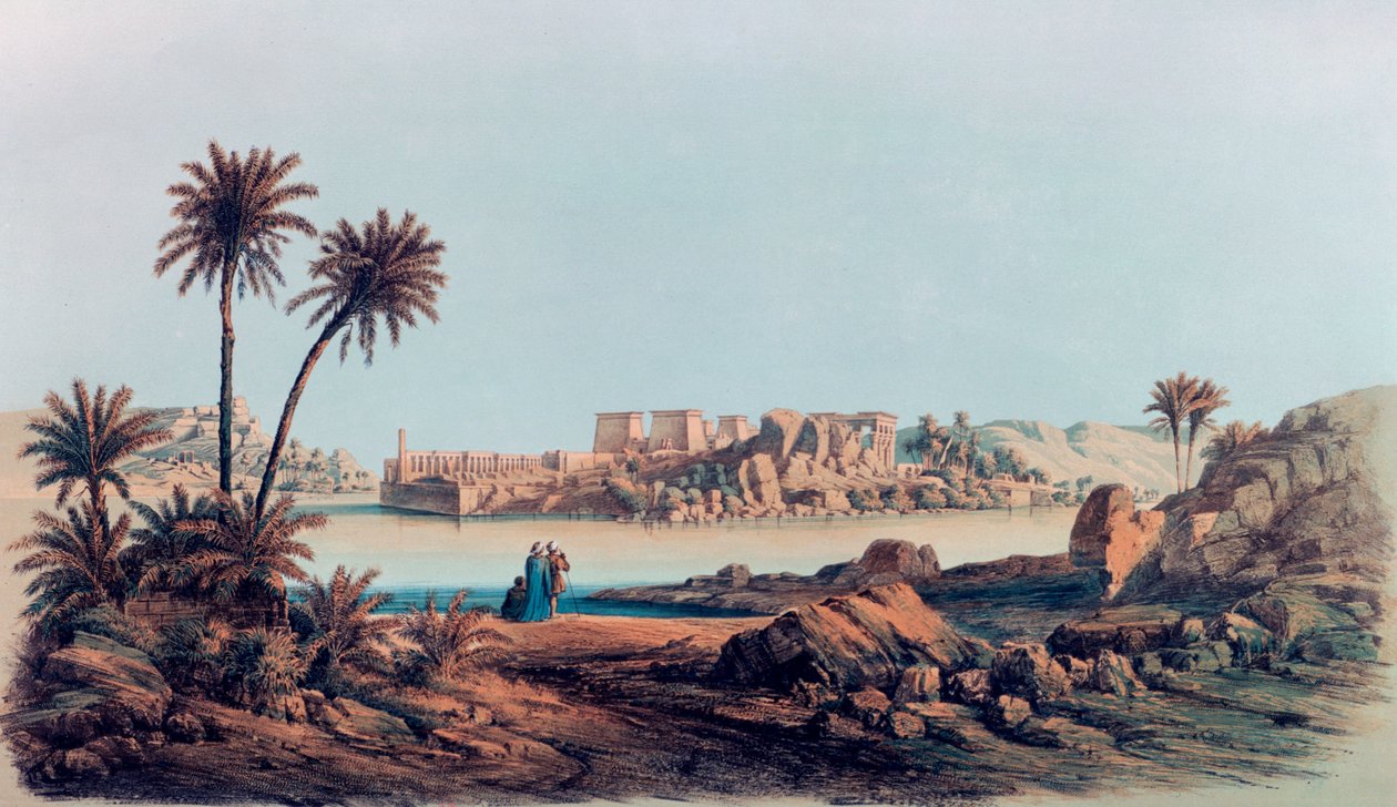 Philae, Egitto, 1842-1845 da E Weidenbach