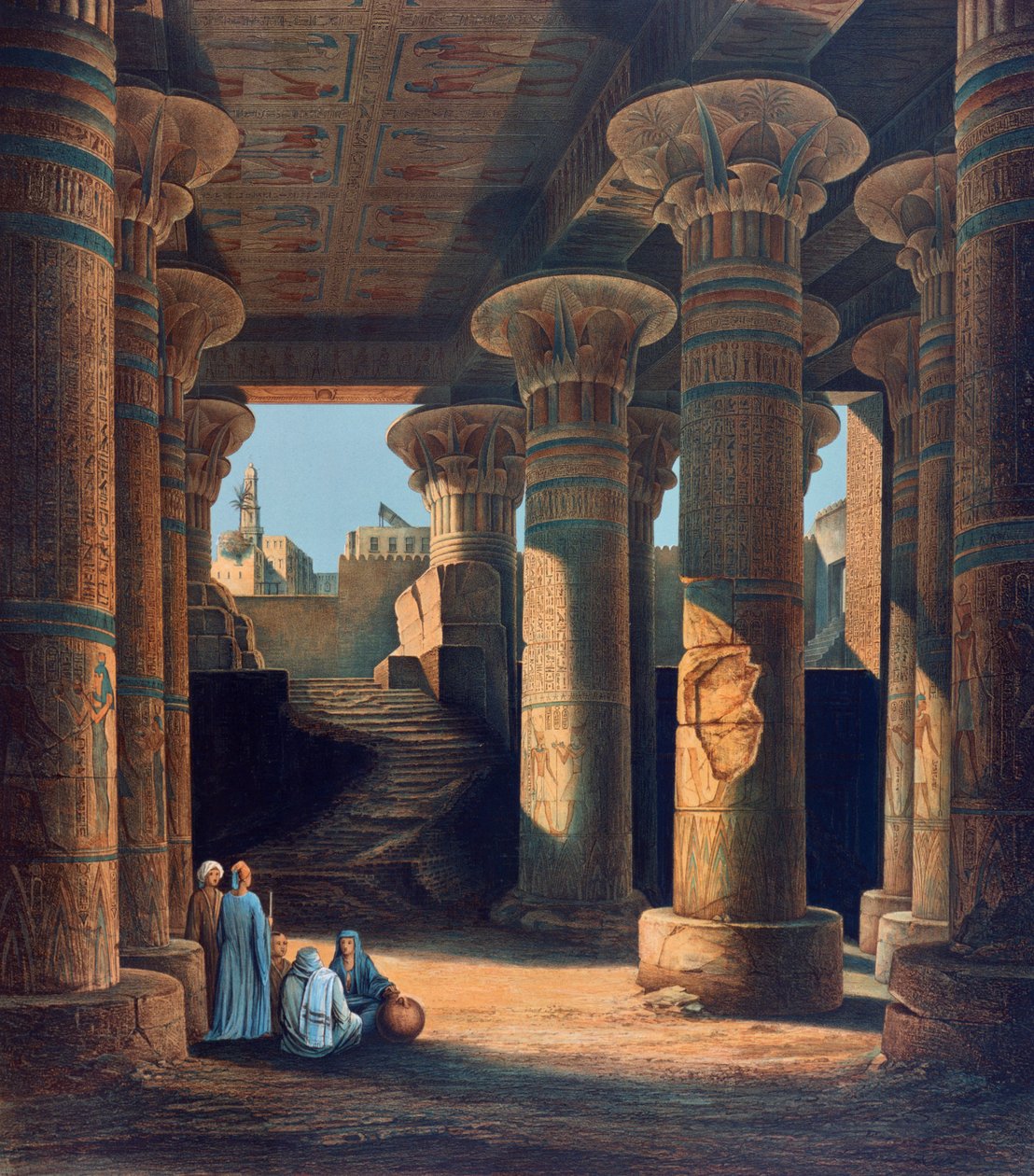 Il tempio di Esneh da E Weidenbach