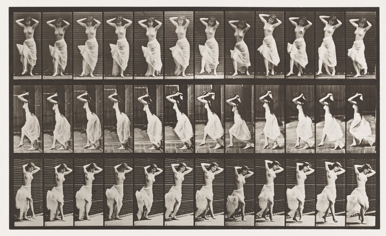 Piatto 190. Ballando (Nautch) da Eadweard Muybridge