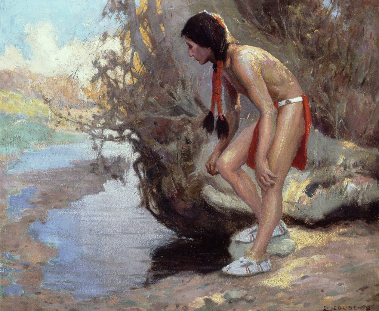 In agguato, 1915-16 da Eanger Irving Couse