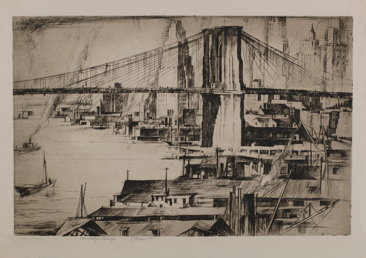 Ponte di Brooklyn da Earl Horter