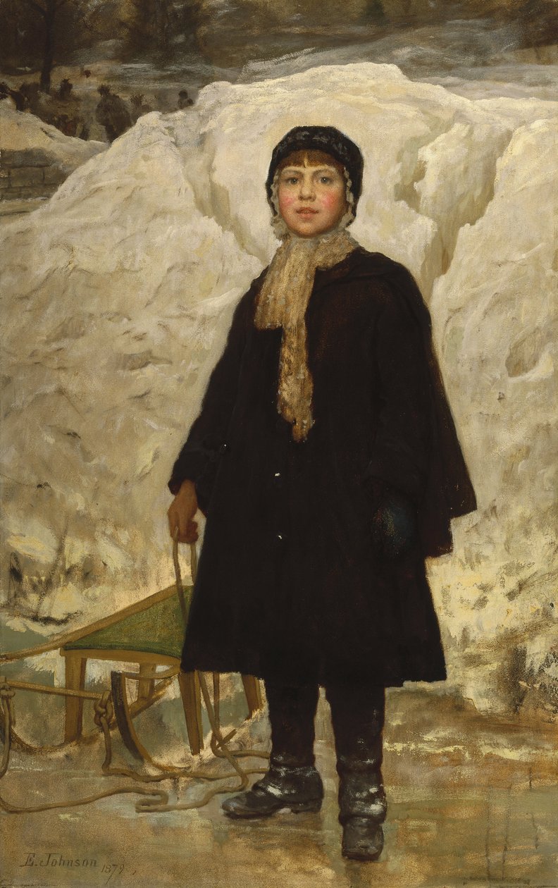 Ritratto di un bambino da Eastman Johnson