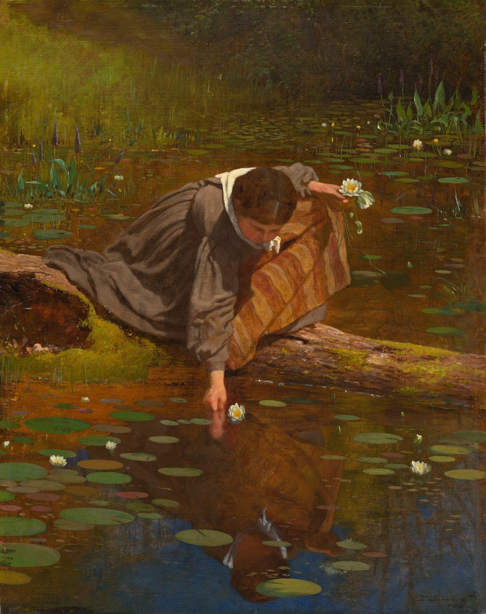 Raccolta di gigli da Eastman Johnson