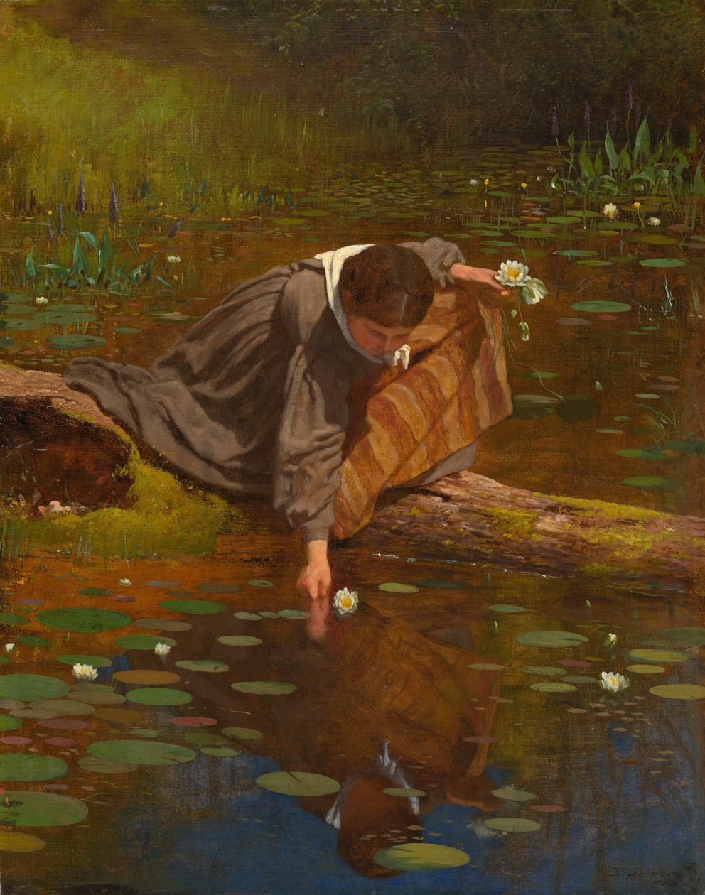 Raccolta di gigli da Eastman Johnson