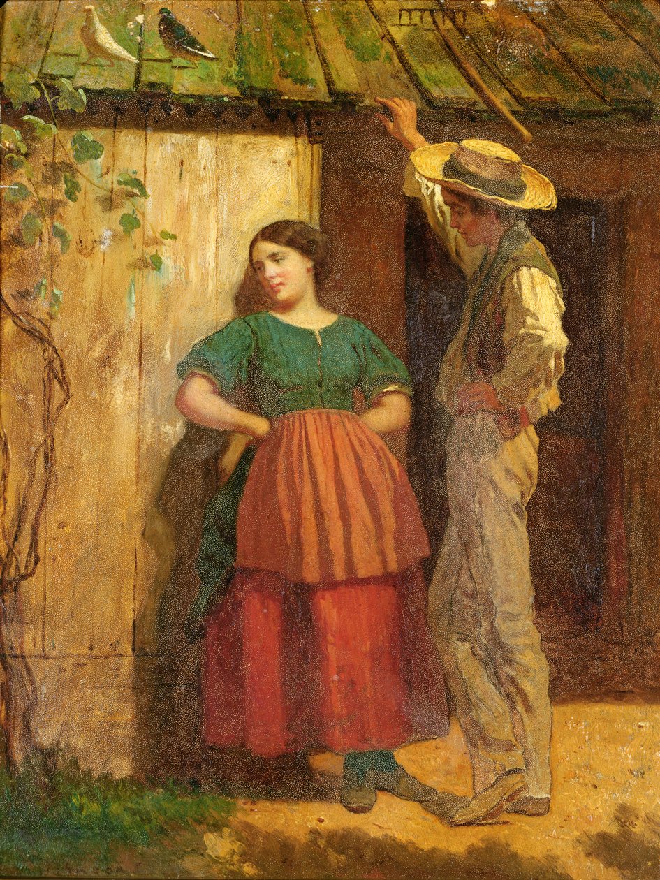 Corteggiamento Rustico da Eastman Johnson