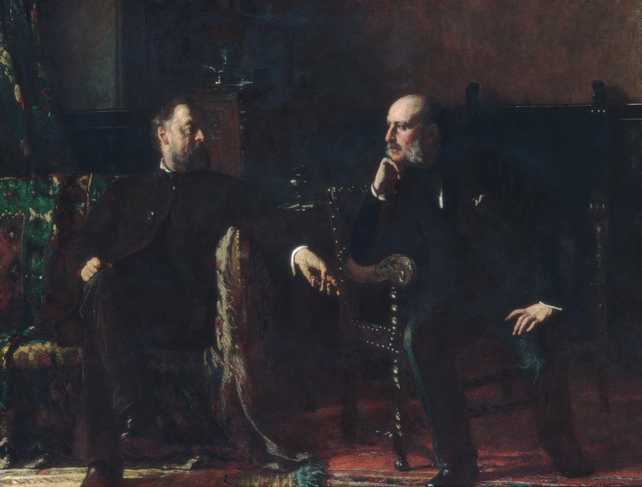 Il disegno di legge sul finanziamento, 1881 da Eastman Johnson