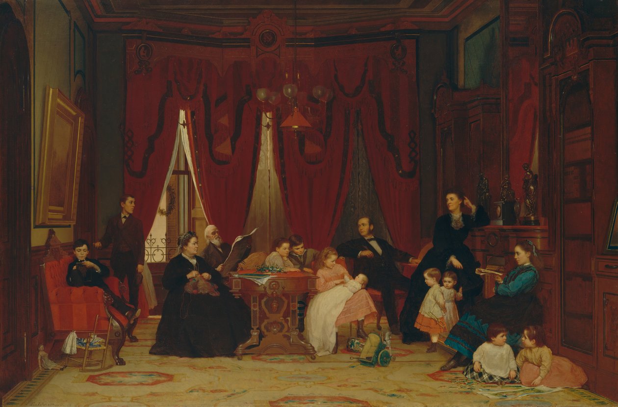La famiglia Hatch da Eastman Johnson