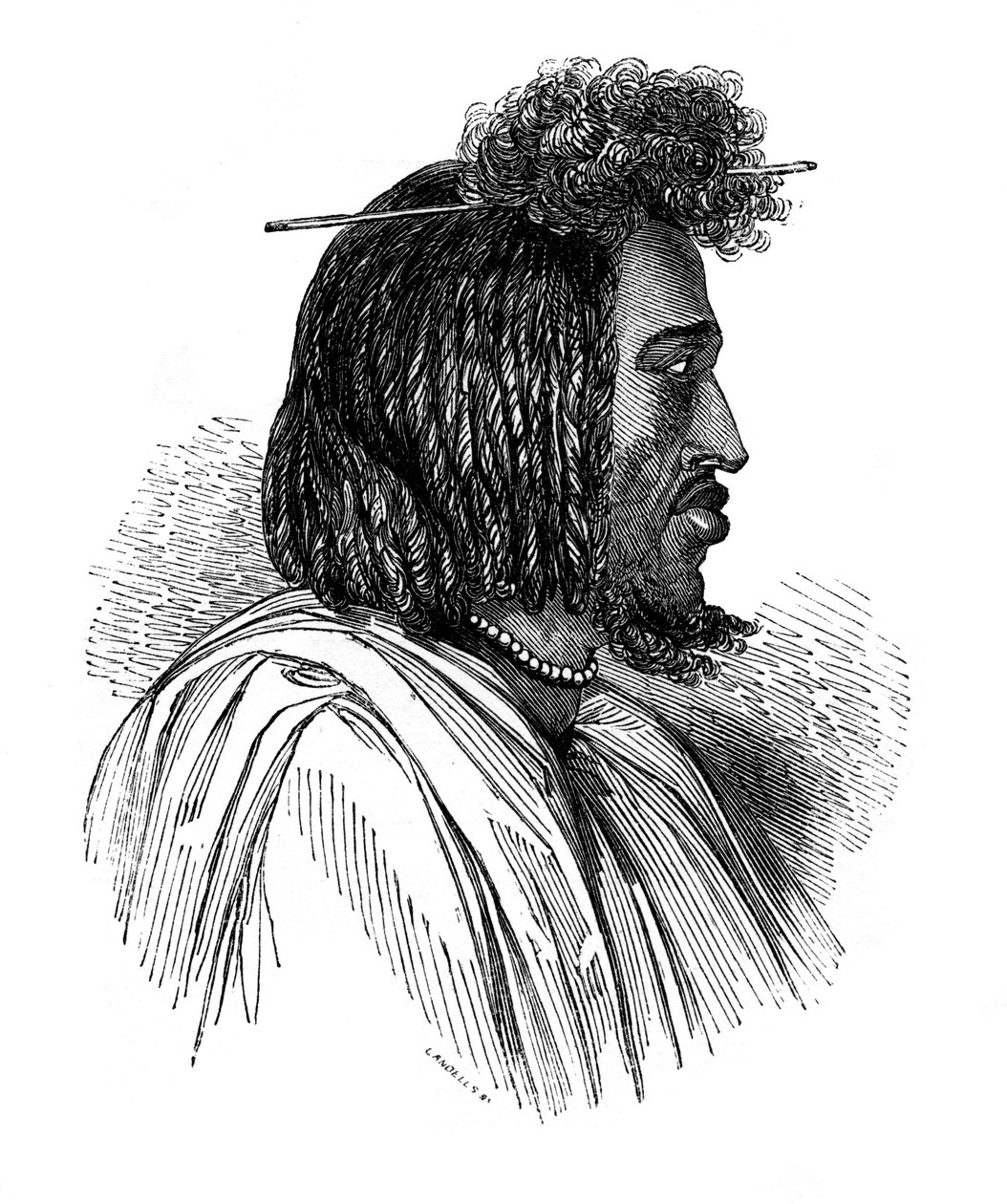 Capo Souakiny, 1848 da Ebenezer Landells