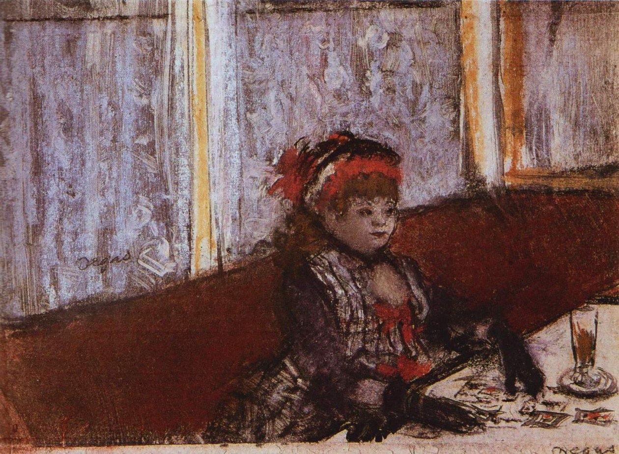 Donna in un caffè da Edgar Degas