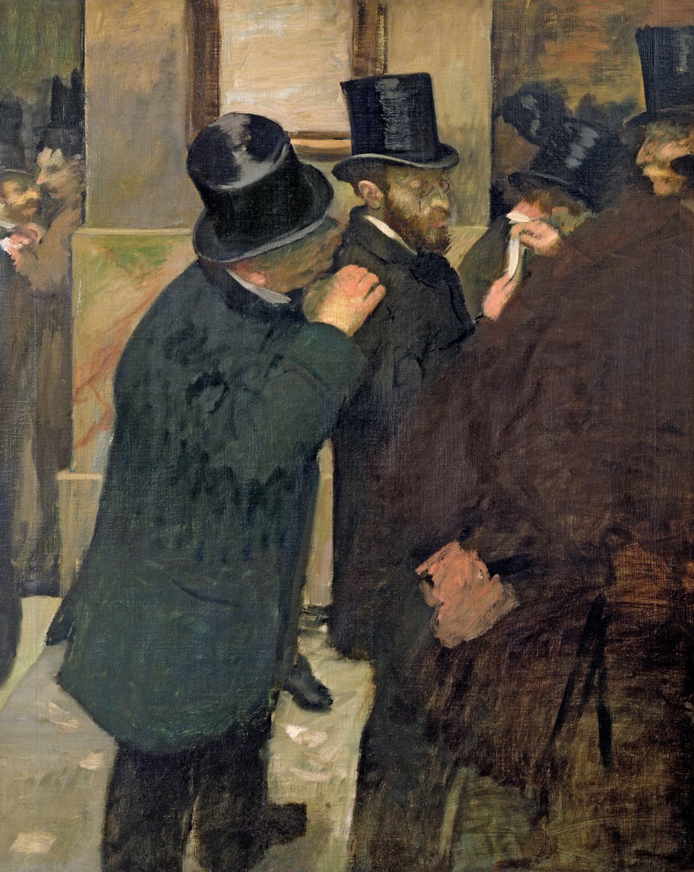 Alla Borsa, c.1878-79 da Edgar Degas